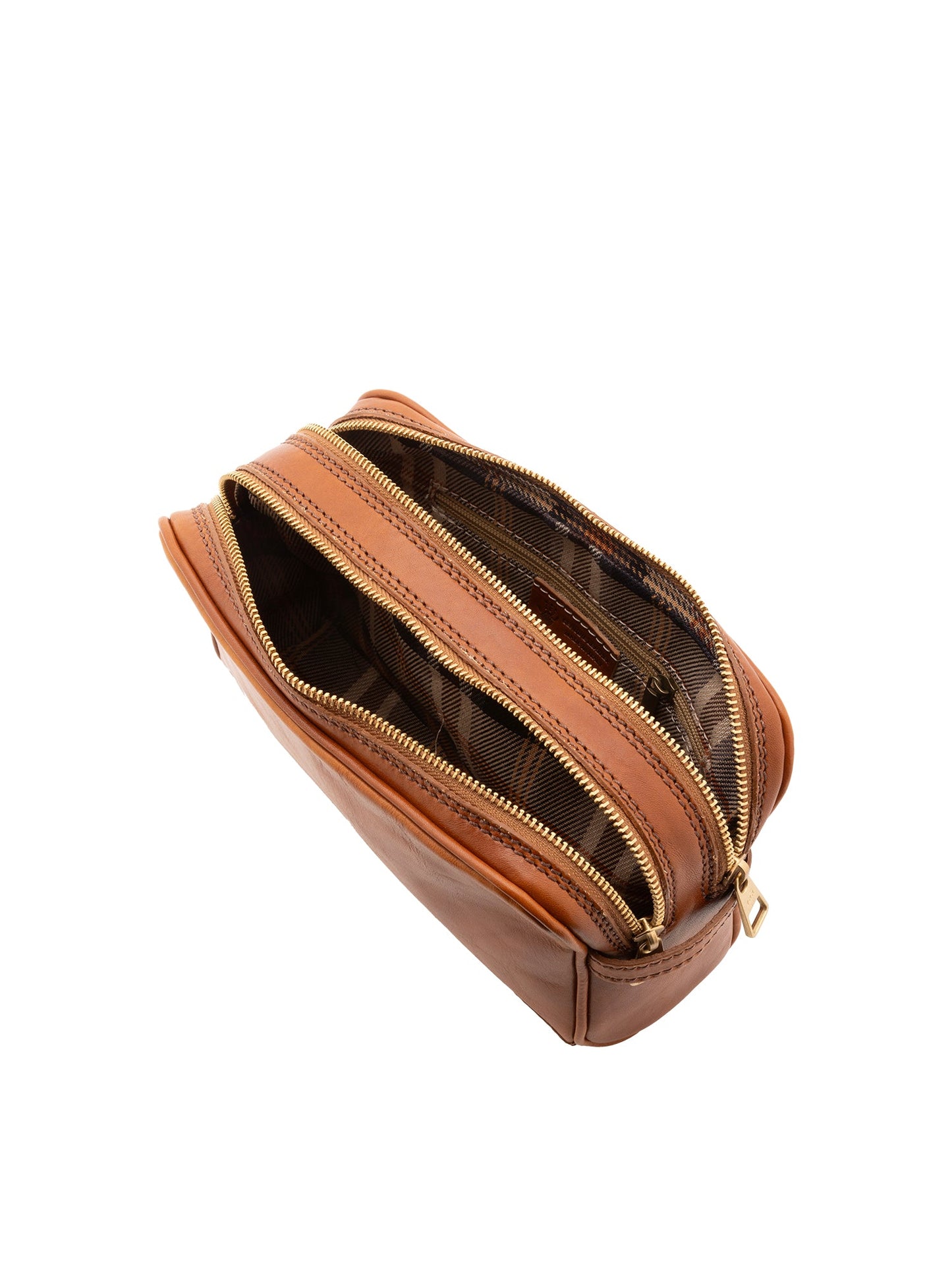 Pochette unisex In Vera pelle Made in Italy 24x18x7 cm-4