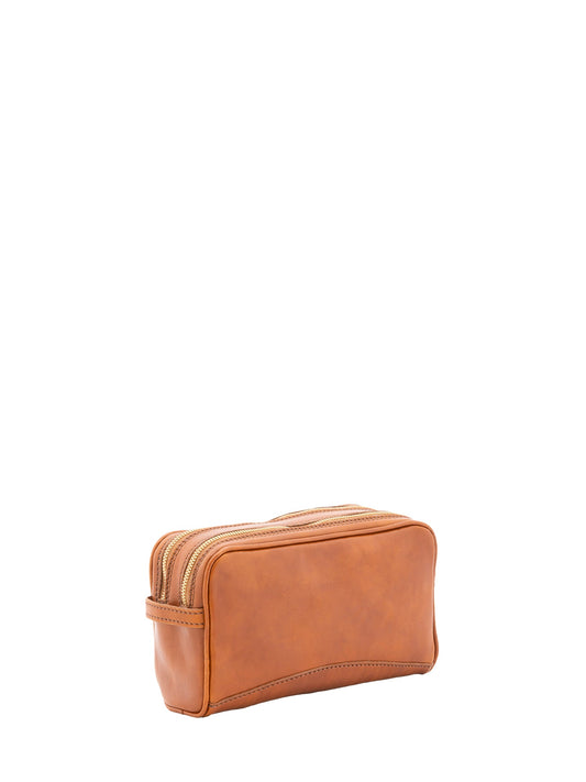 Pochette unisex In Vera pelle Made in Italy 24x18x7 cm-1