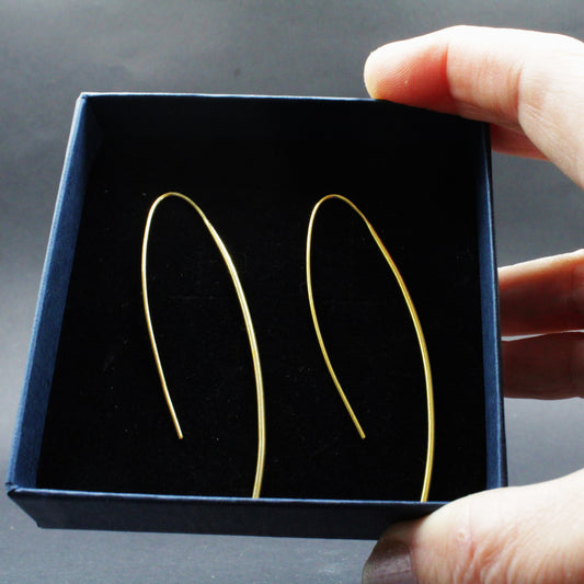 Pendientes BENE de diseño bañados en oro - Diseño con carácter-1