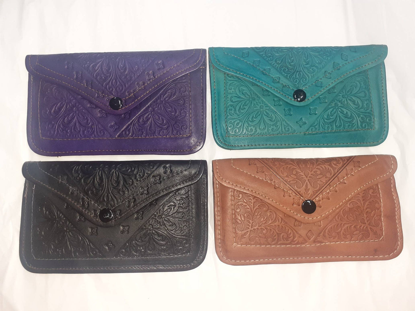 Cartera de boton Grande-9