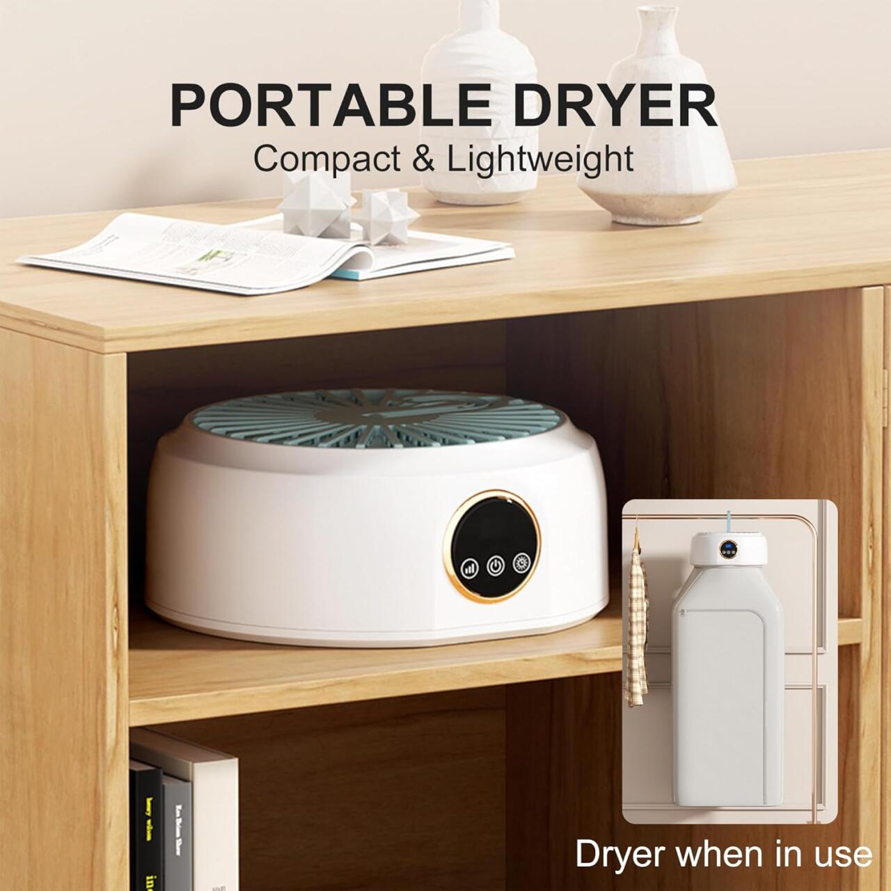 Secadora Portátil Plegable 10 kg – La Solución Compacta para Ropa Siempre Seca