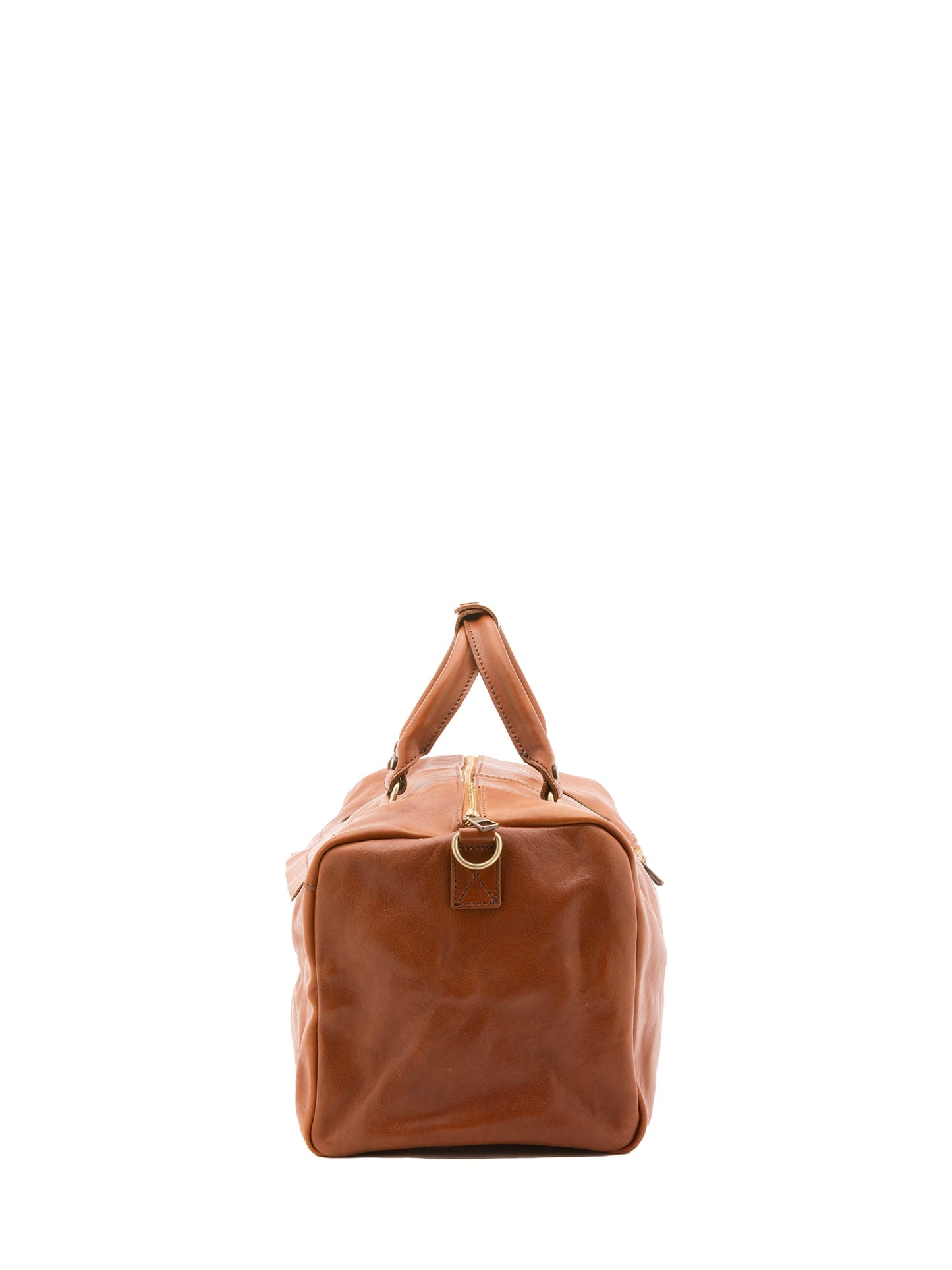 Borsa da viaggio unisex In Vera pelle Made in Italy 48x23x24 cm-3