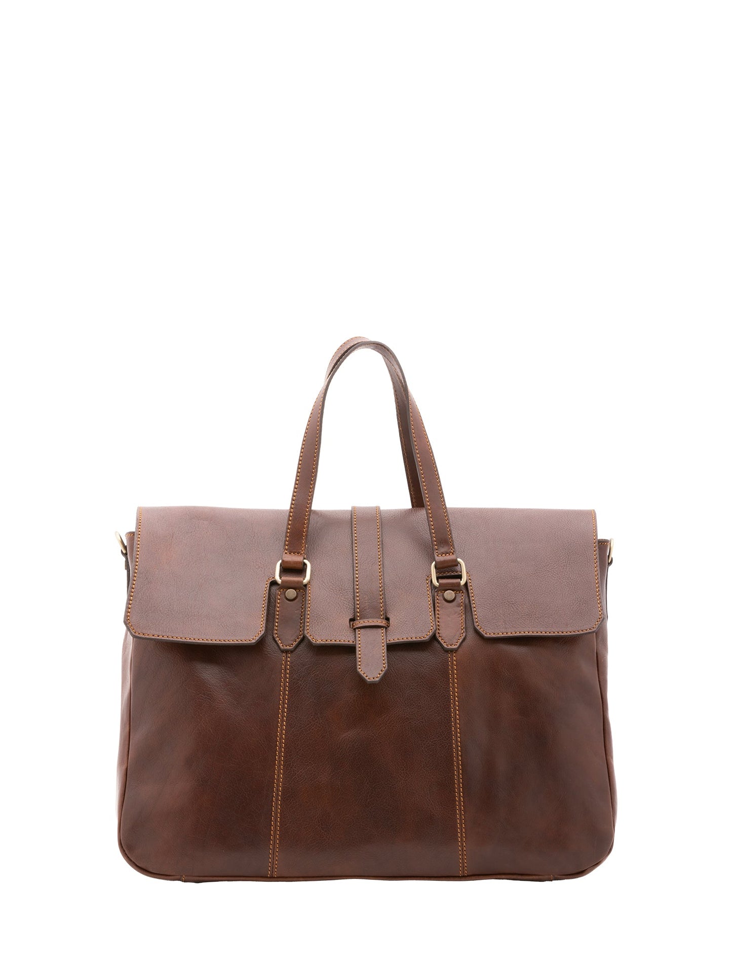 Borsa da viaggio unisex In Vera pelle Made in Italy 40x61x18 cm-0