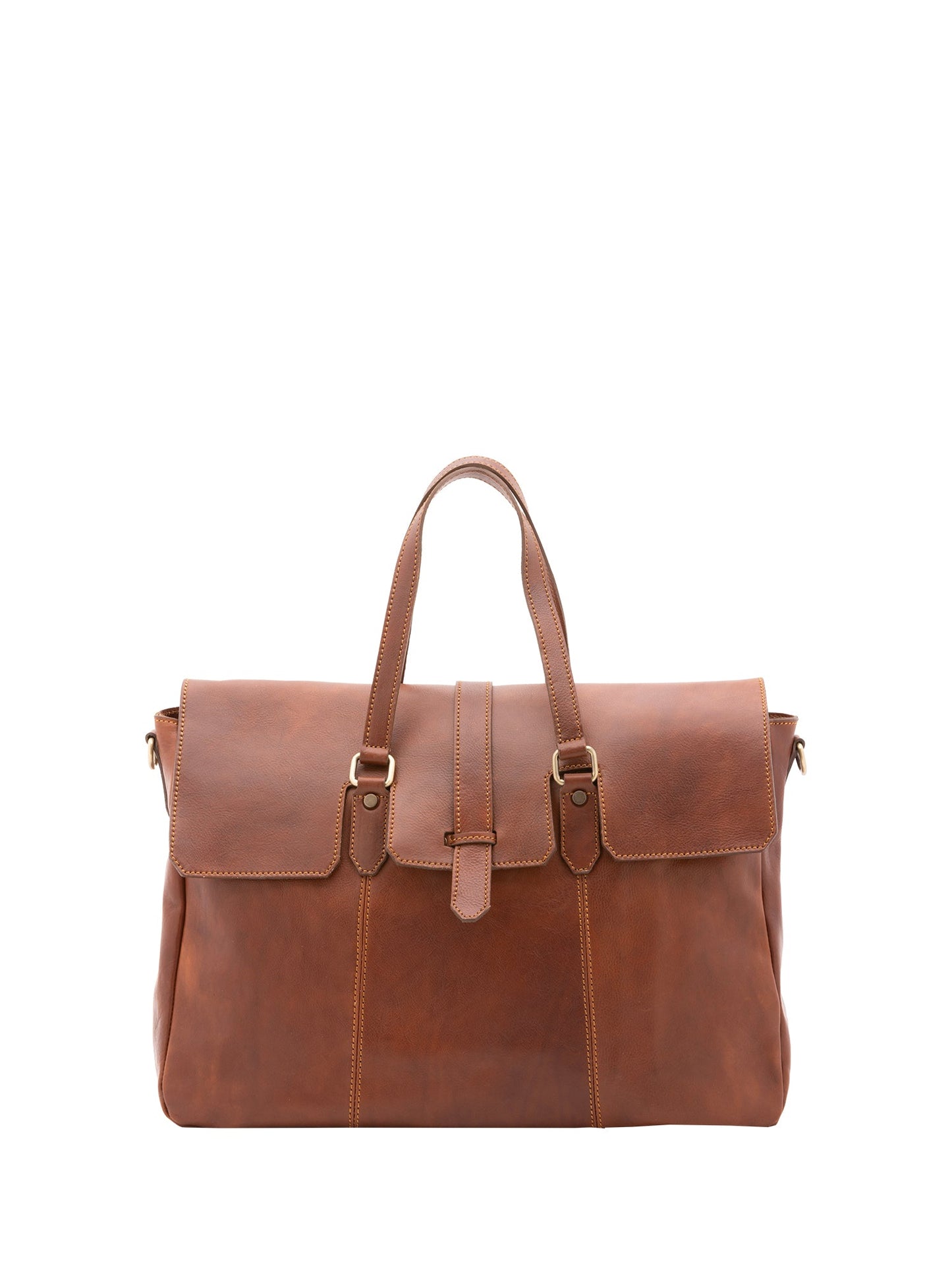 Borsa da viaggio unisex In Vera pelle Made in Italy 40x61x18 cm-0