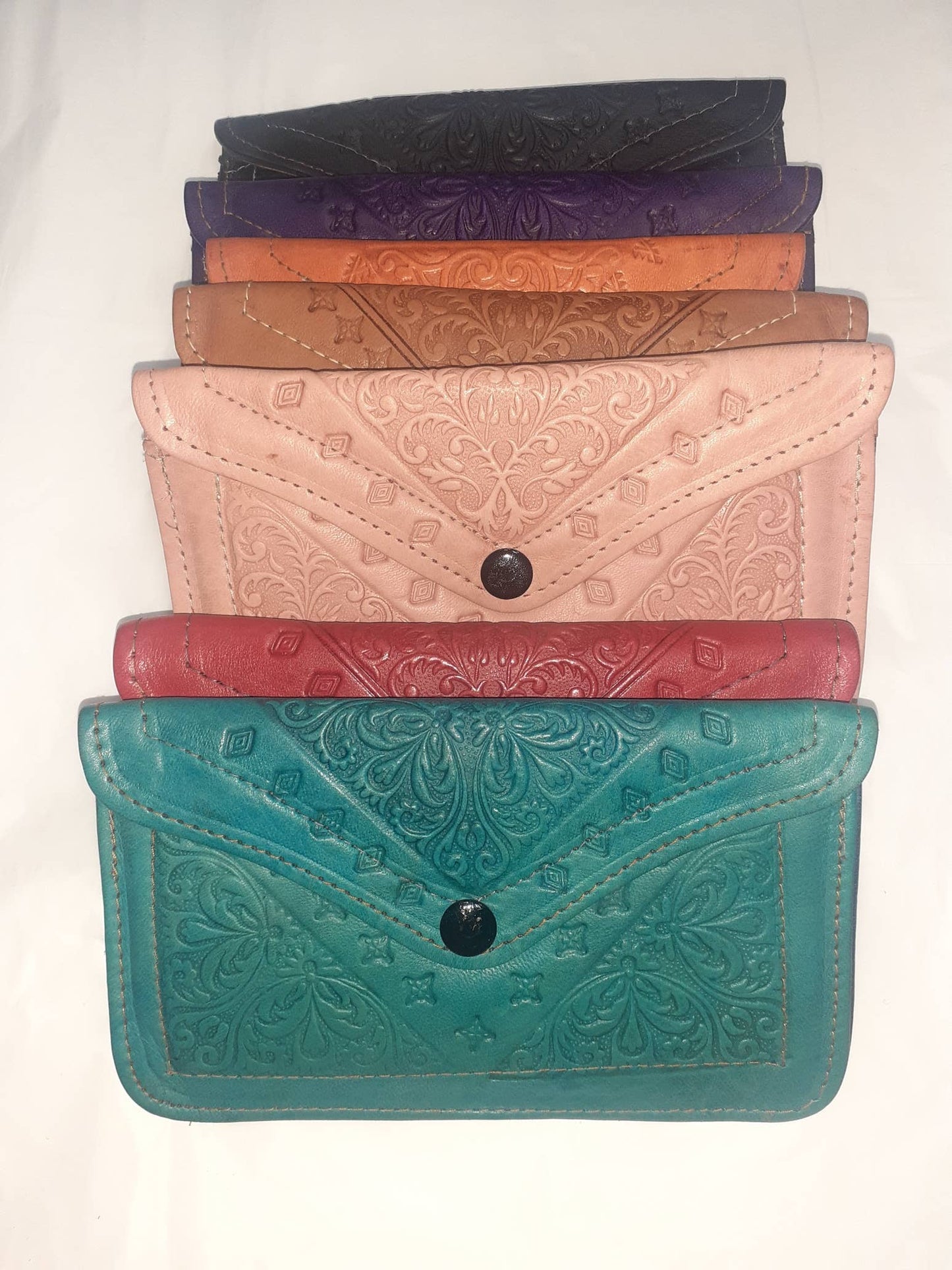 Cartera de boton Grande-10