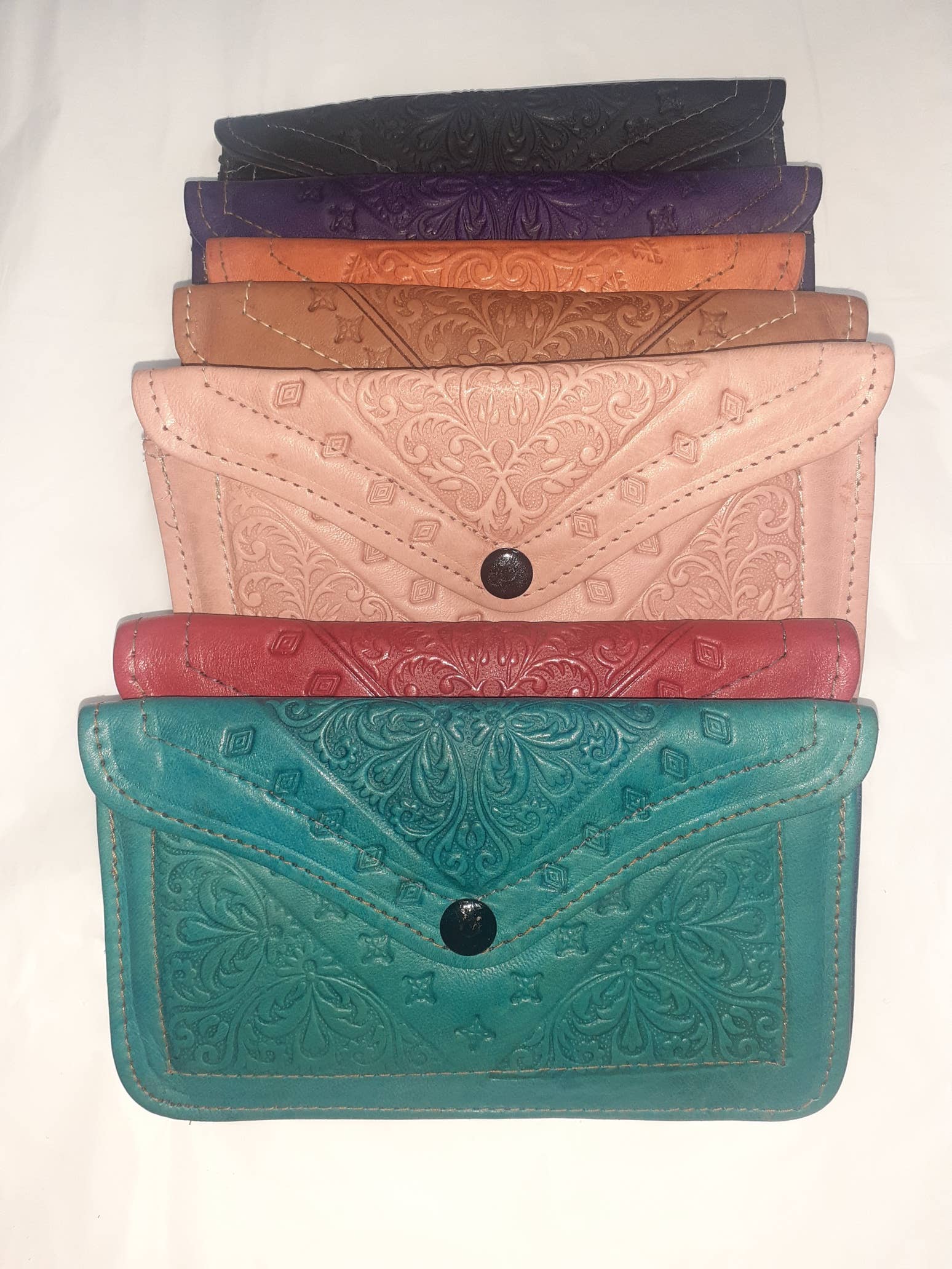 Cartera de boton Grande-10