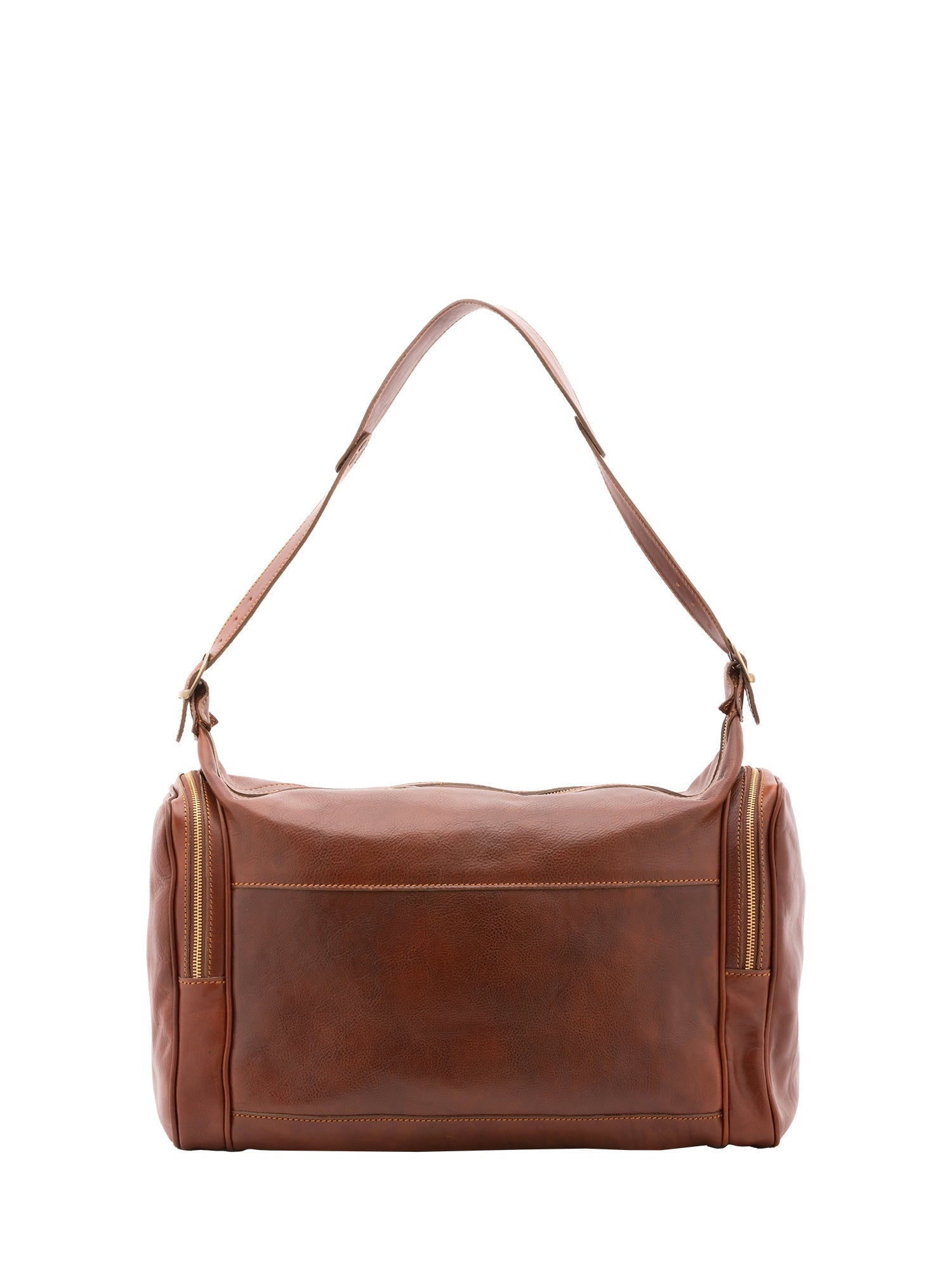 Borsa da viaggio unisex In Vera pelle Made in Italy 45x35x23 cm-3