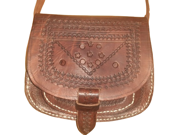 Bolso redondo vacuno tira mediano-0