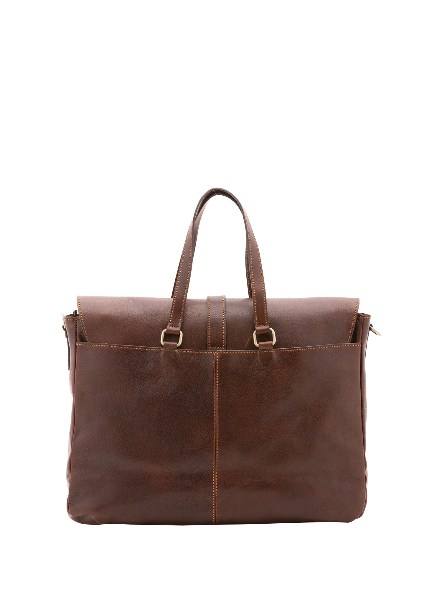 Borsa da viaggio unisex In Vera pelle Made in Italy 40x61x18 cm-4