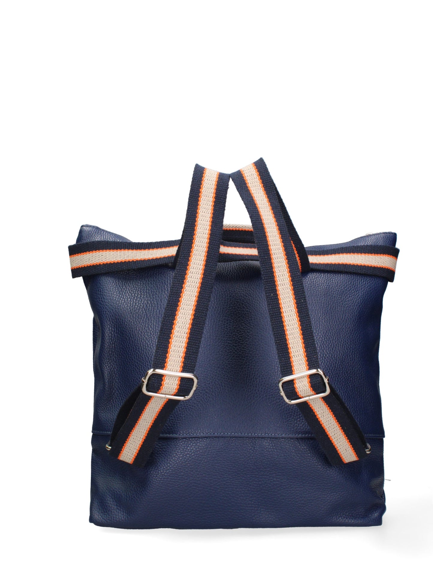 Borsa a mano convertibile in zaino da donna In Vera pelle Made in Italy 43x38x12 cm-3