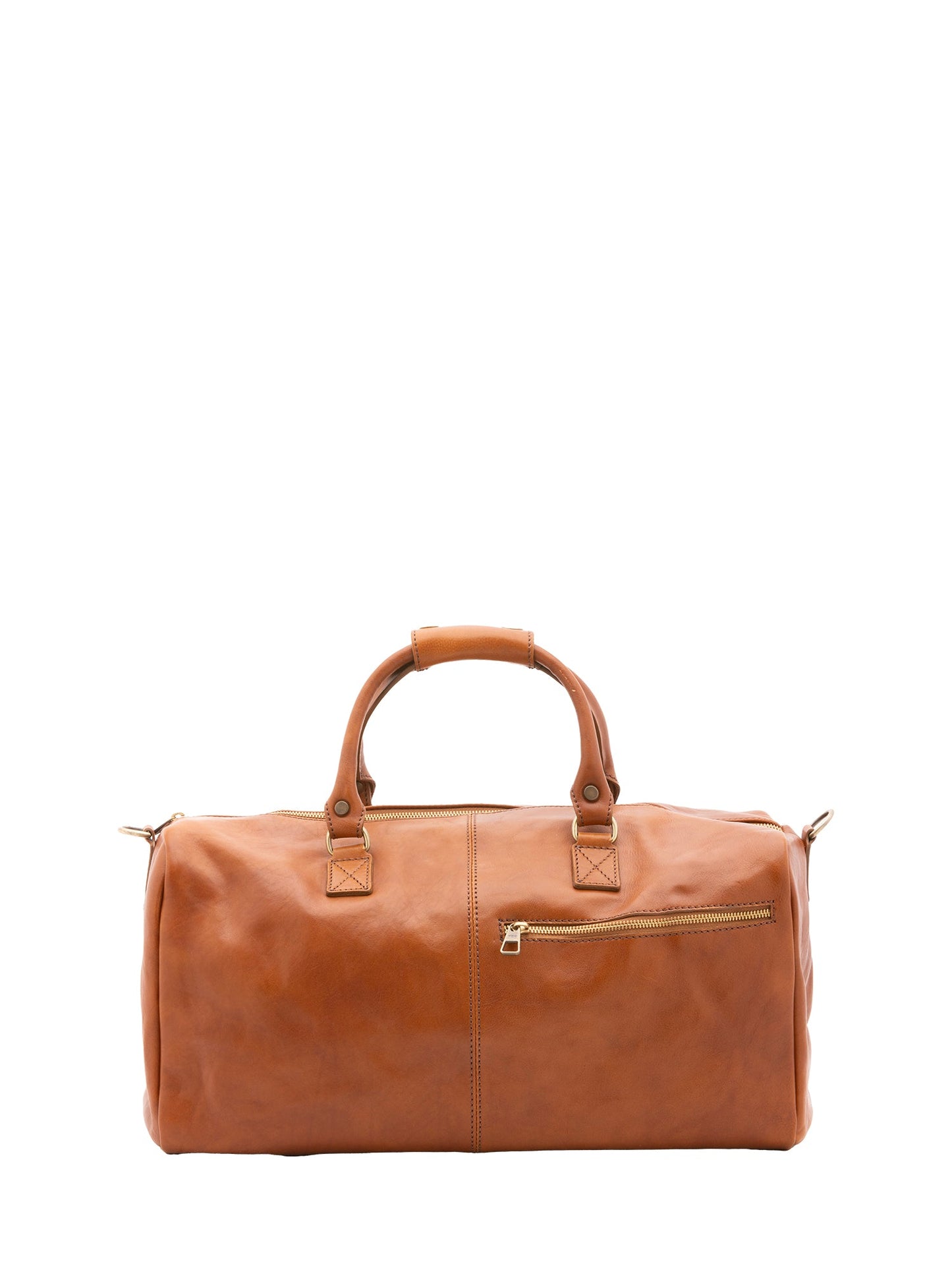 Borsa da viaggio unisex In Vera pelle Made in Italy 48x23x24 cm-0