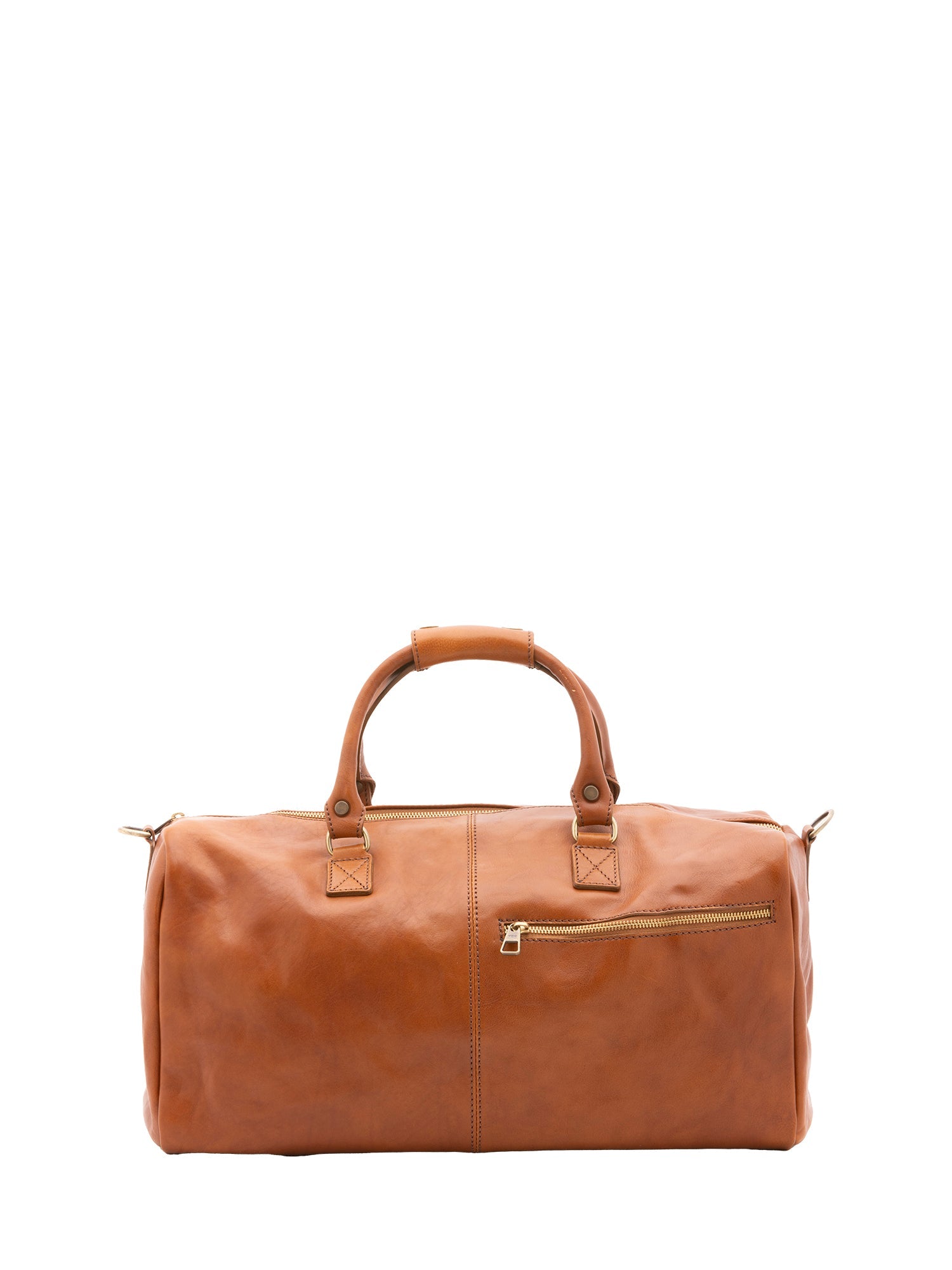 Borsa da viaggio unisex In Vera pelle Made in Italy 48x23x24 cm-0