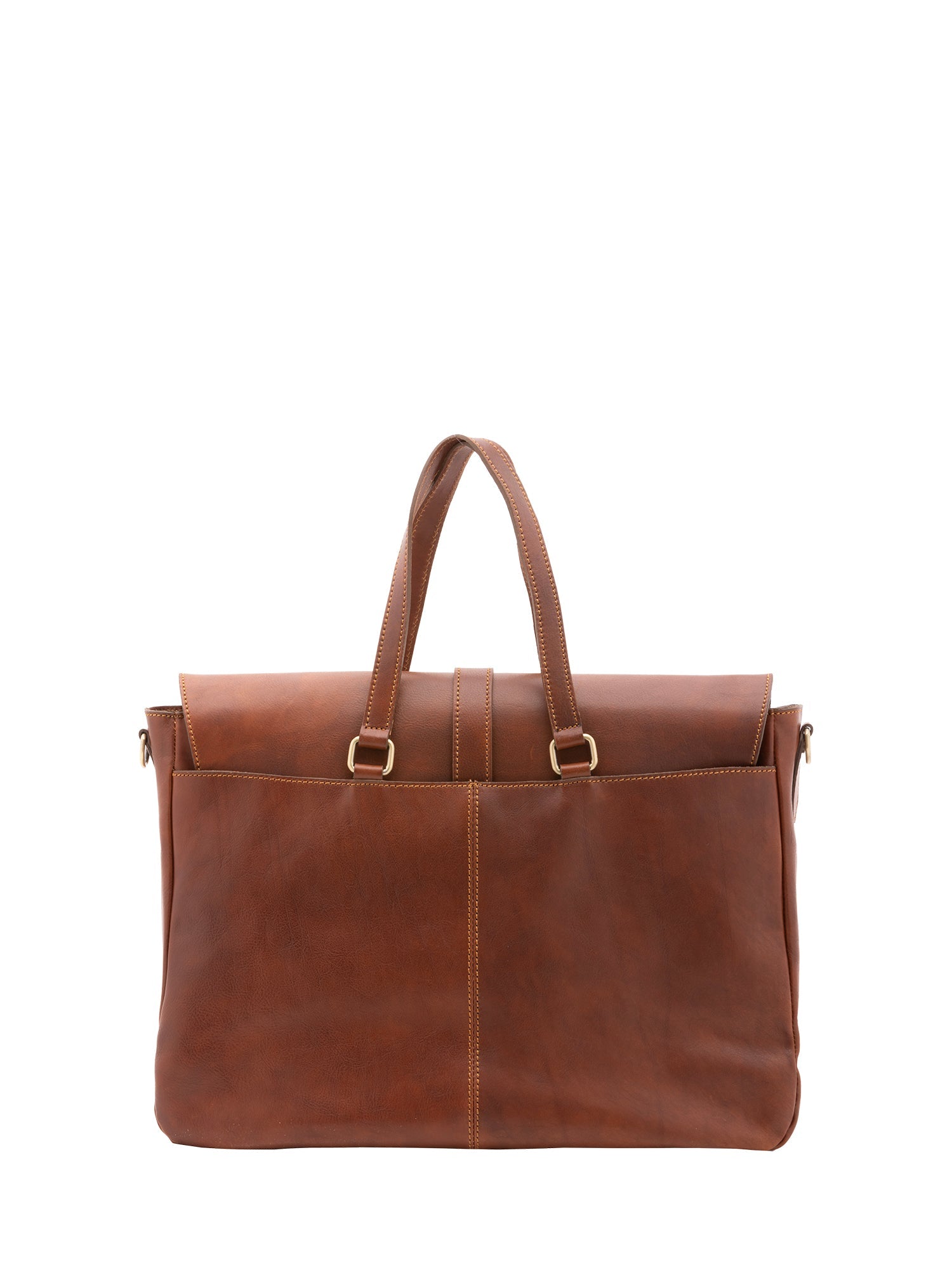 Borsa da viaggio unisex In Vera pelle Made in Italy 40x61x18 cm-4