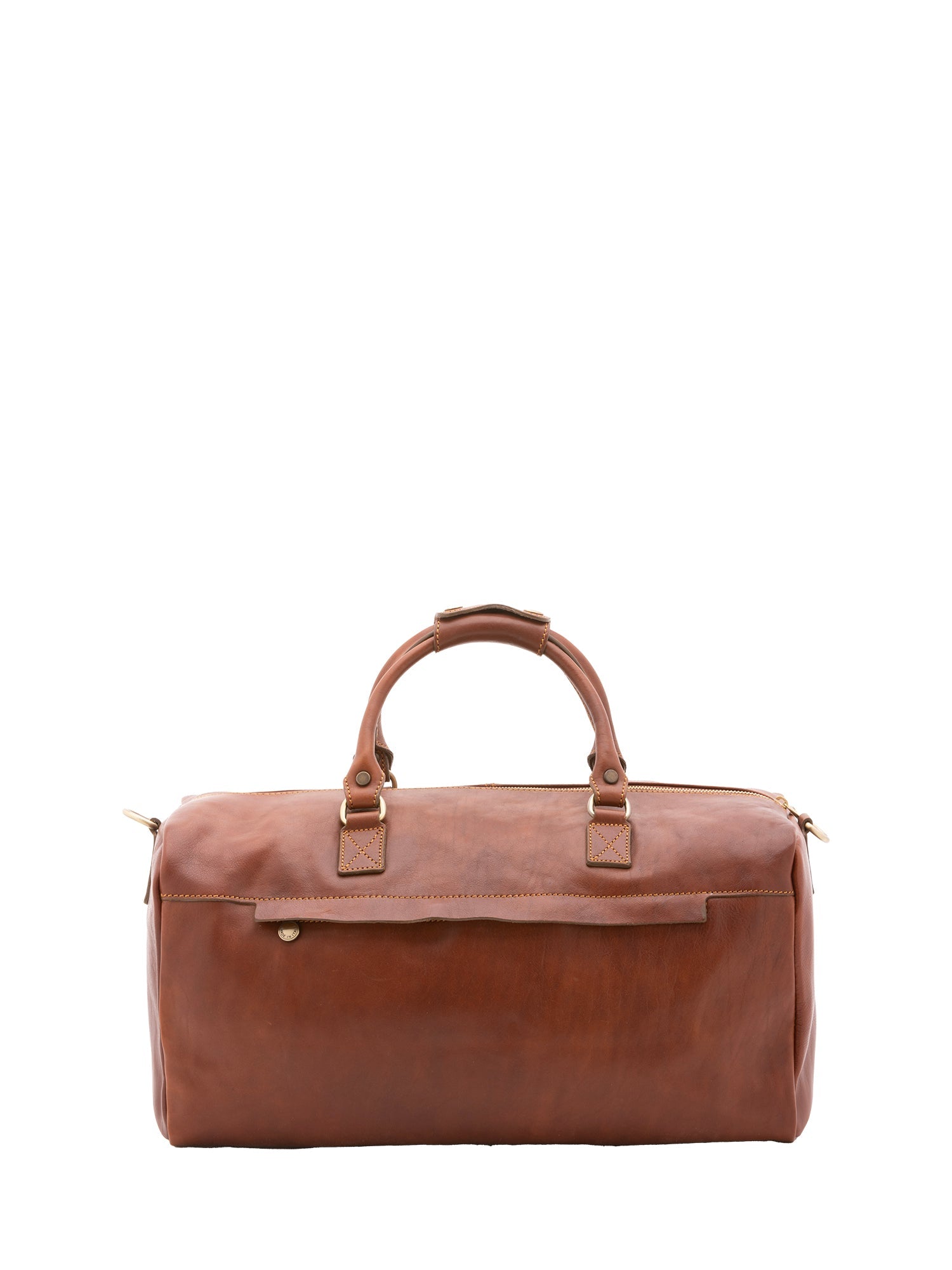 Borsa da viaggio unisex In Vera pelle Made in Italy 48x23x24 cm-4