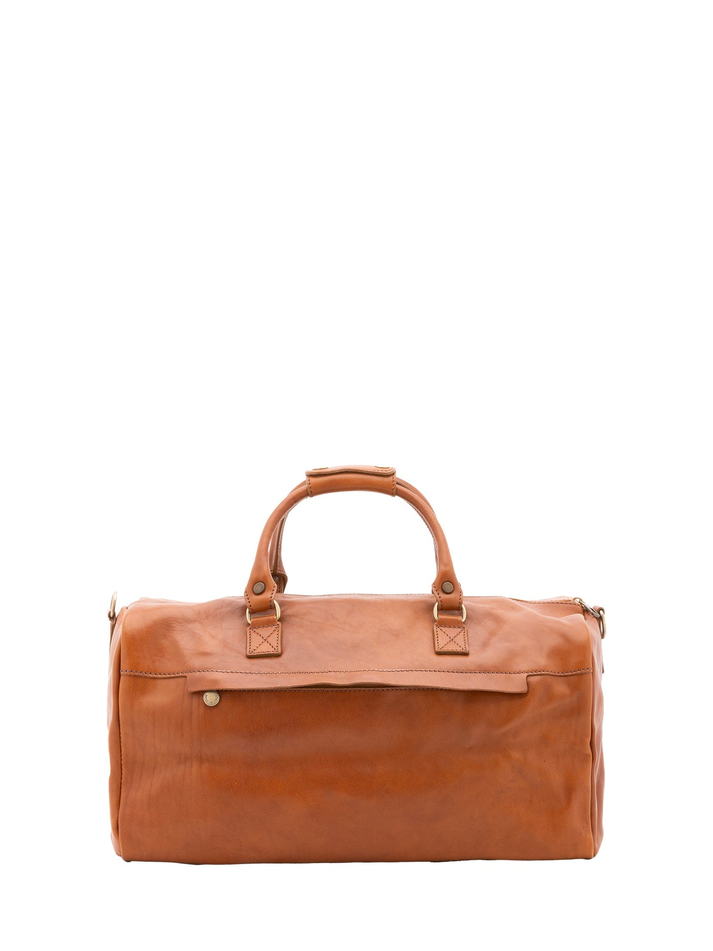 Borsa da viaggio unisex In Vera pelle Made in Italy 48x23x24 cm-4