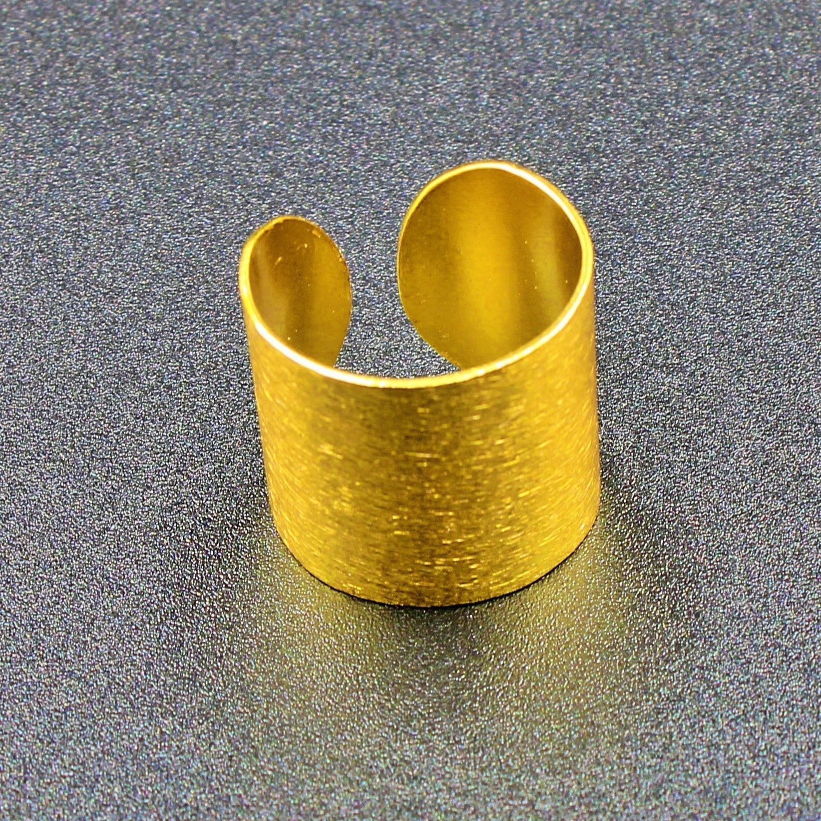 Gold plated ROMA ring-0