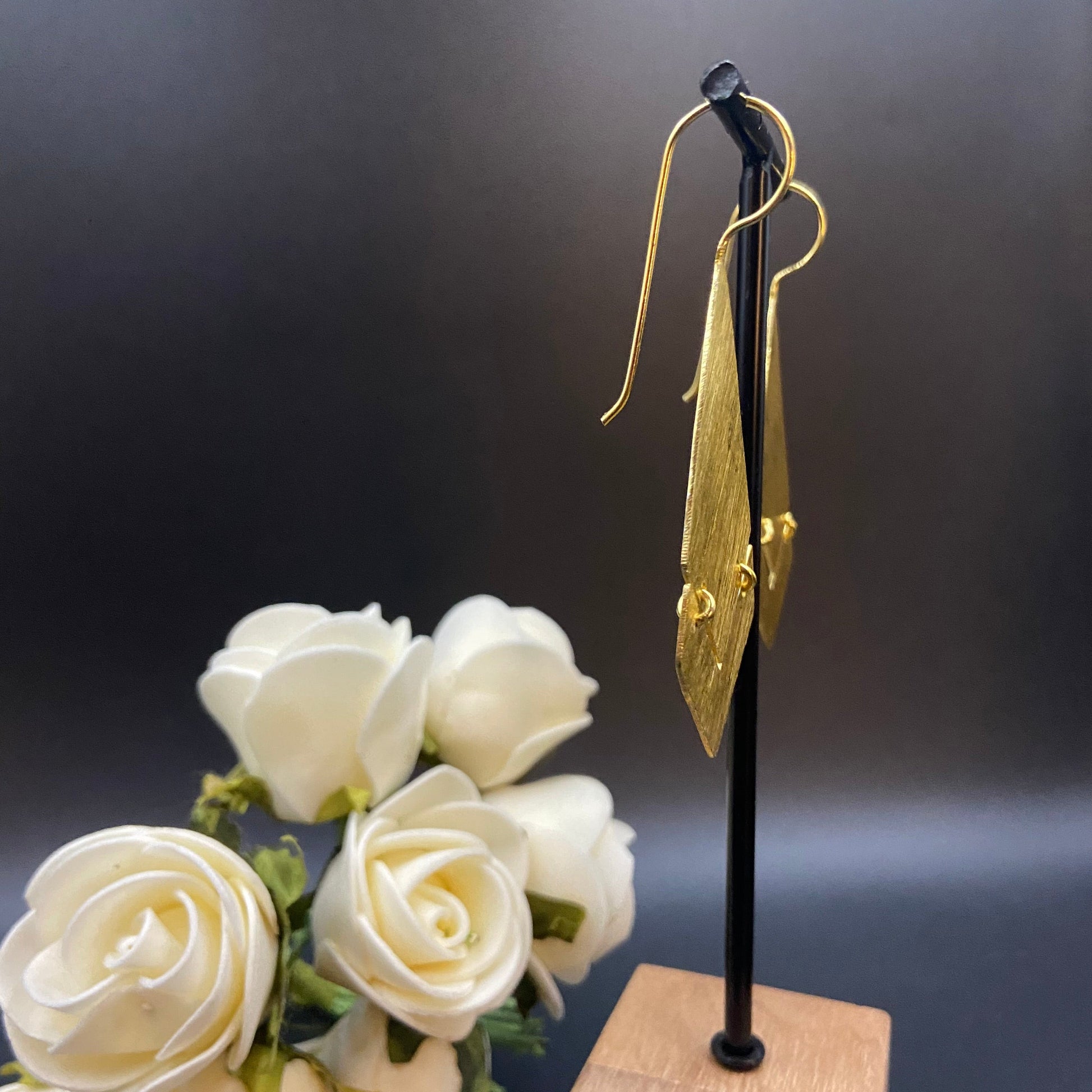 LASCA gold plated earrings - Designed with character-4