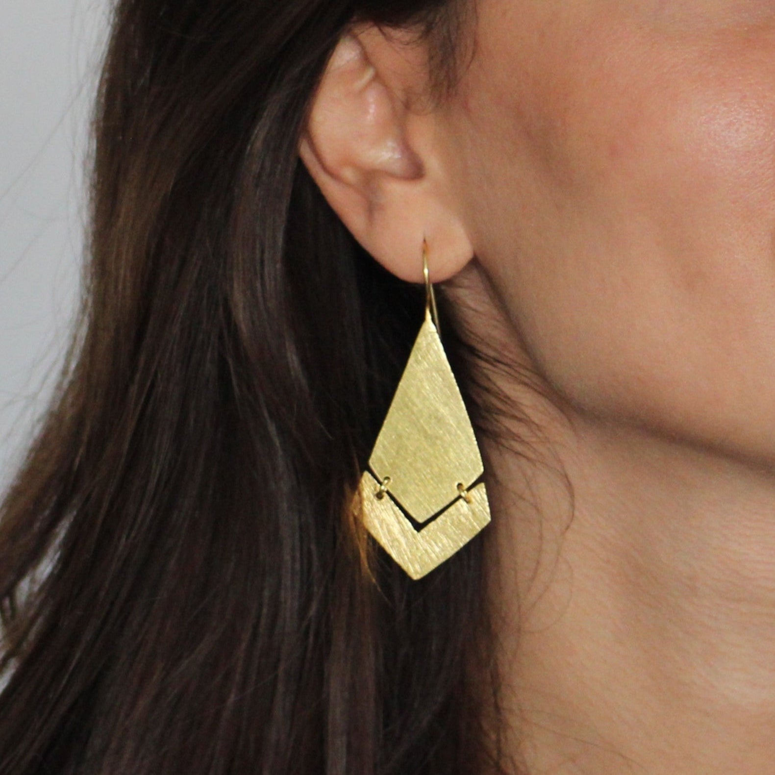 LASCA gold plated earrings - Designed with character-3