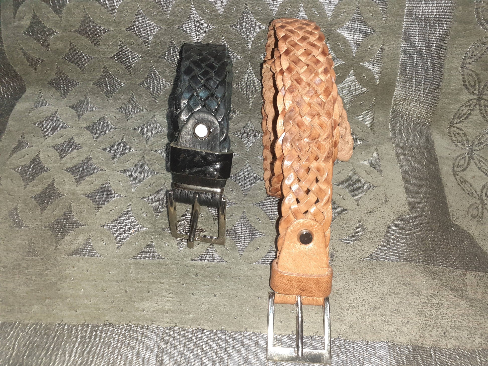 Cinturón de trenza fino-6