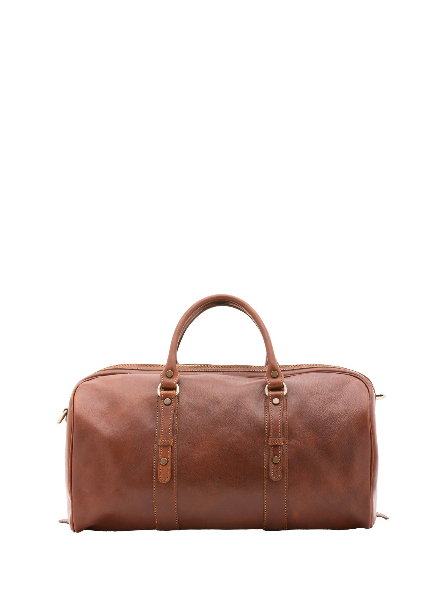 Borsa da viaggio unisex In Vera pelle Made in Italy 50x37x28 cm-4