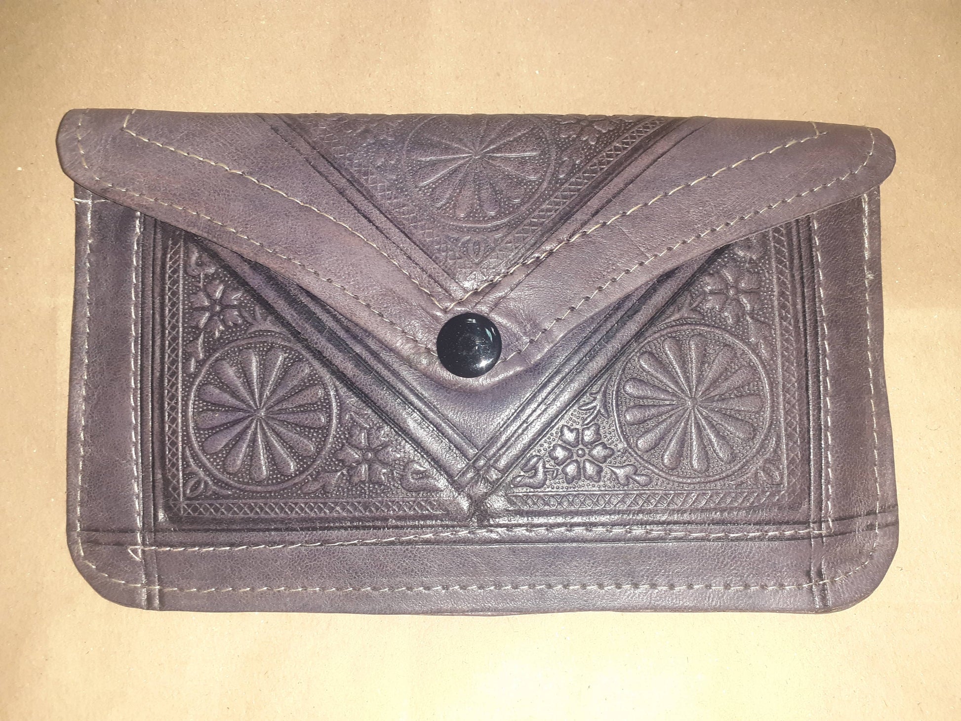 Cartera de boton Grande-6