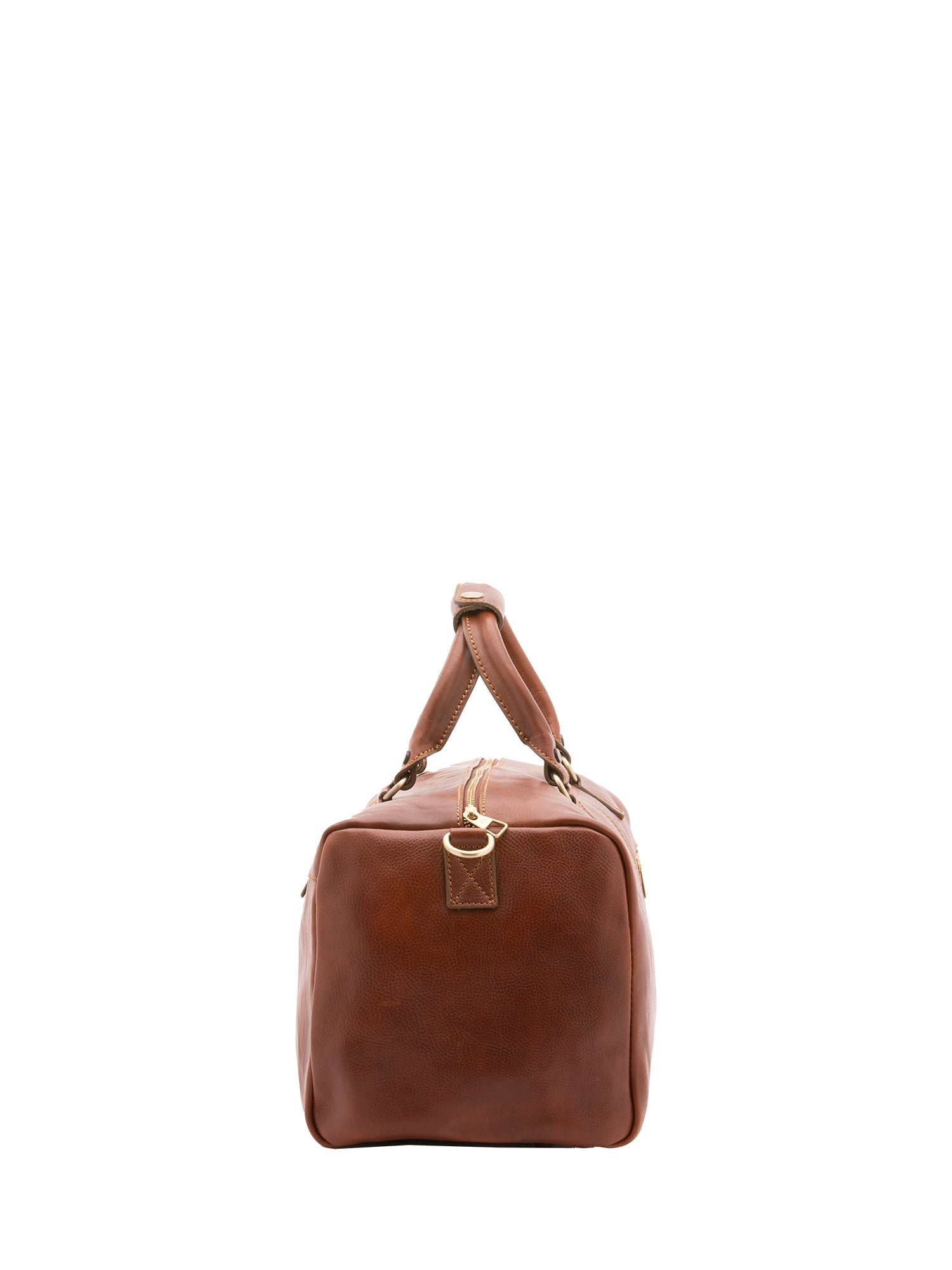 Borsa da viaggio unisex In Vera pelle Made in Italy 48x23x24 cm-3