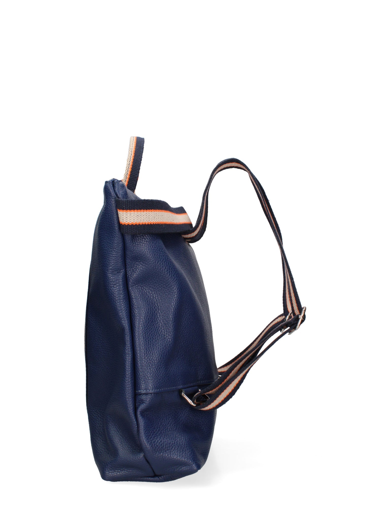 Borsa a mano convertibile in zaino da donna In Vera pelle Made in Italy 43x38x12 cm-2