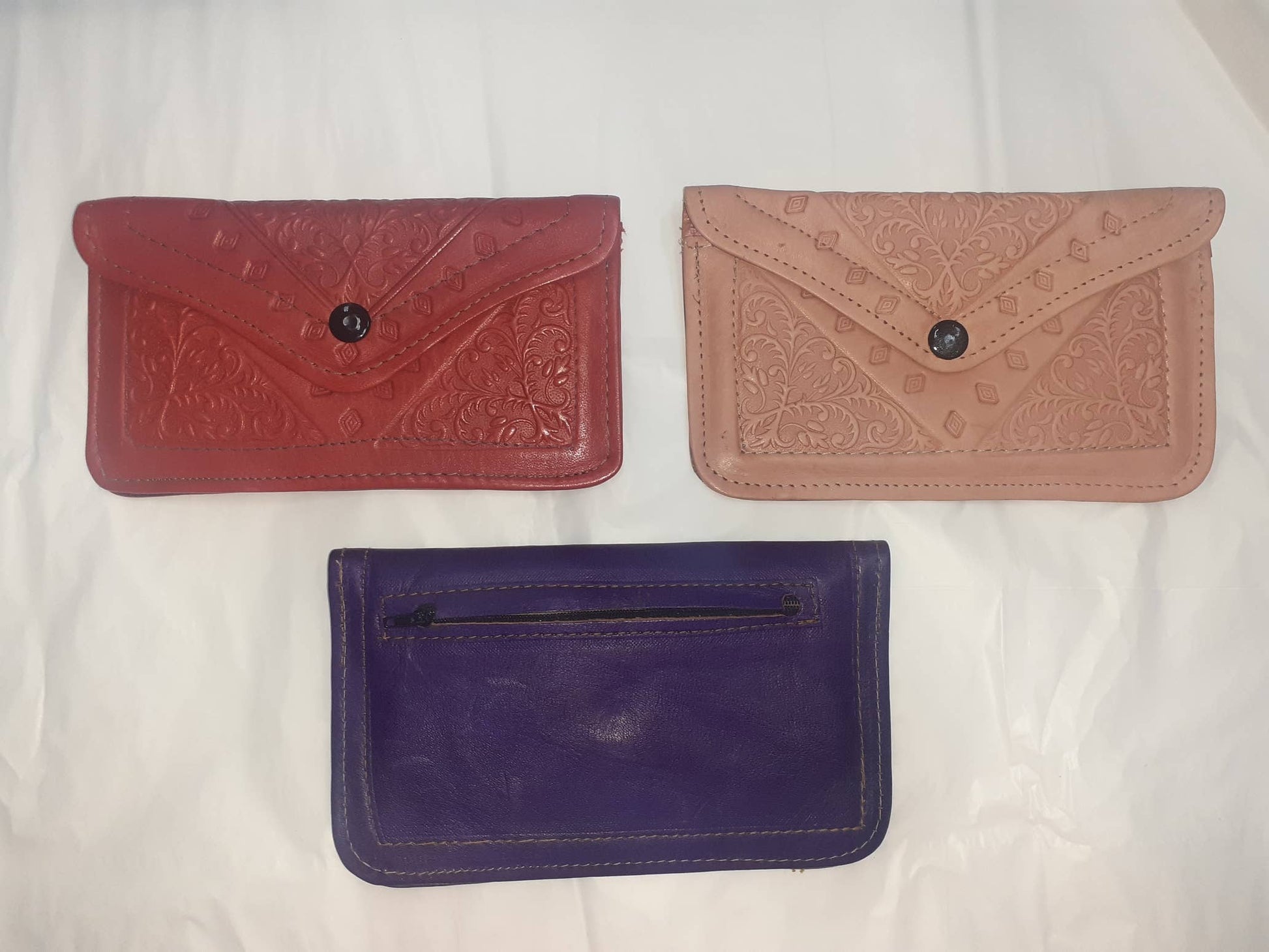 Cartera de boton Grande-8