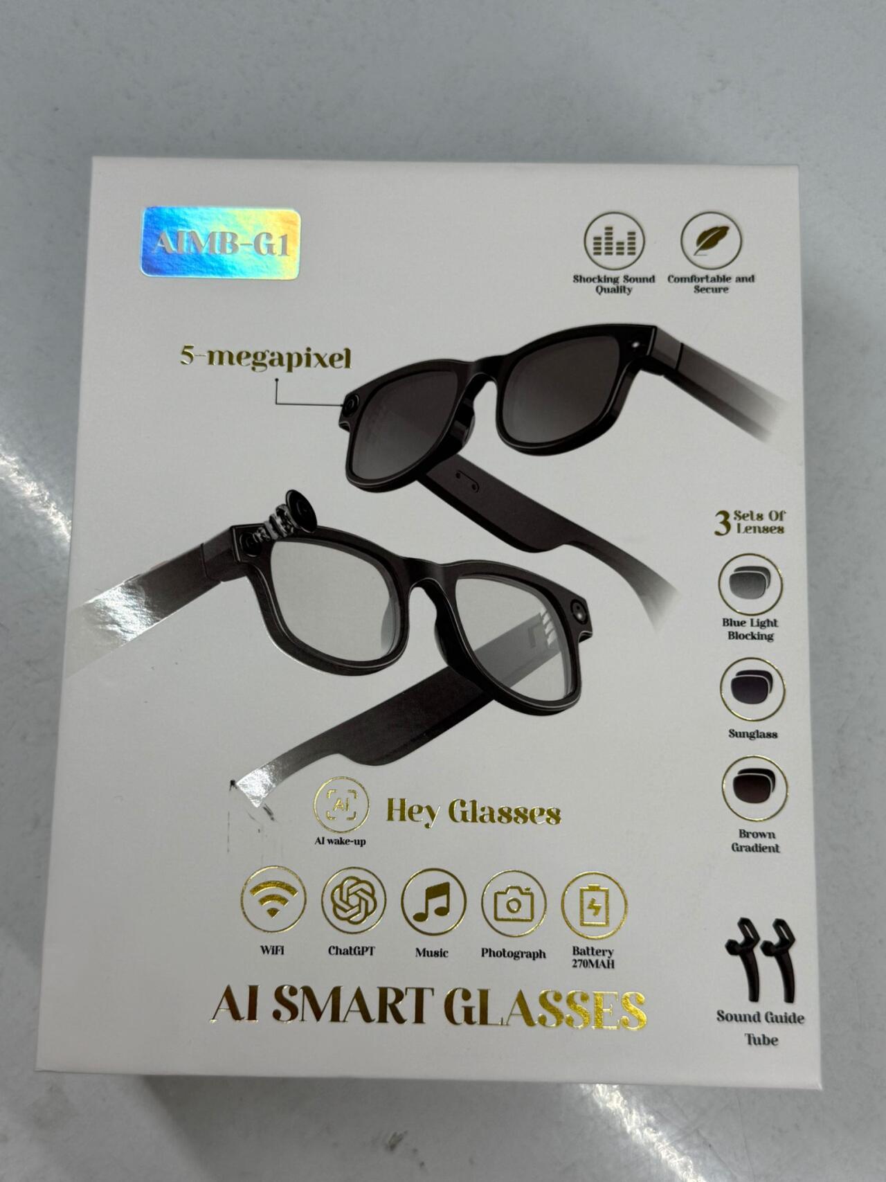 Gafas Inteligentes con IA – Tecnología y Estilo en Un Solo Accesorio