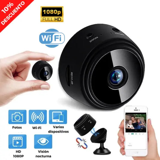 Mini Cámara Oculta Inalámbrica HD 1080P – Seguridad discreta y fiable