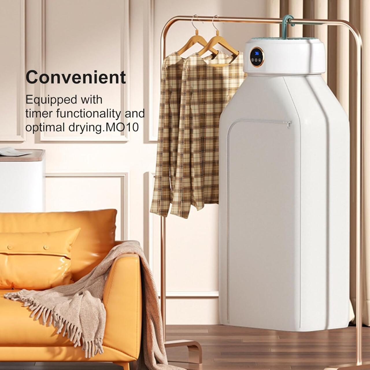 Secadora Portátil Plegable 10 kg – La Solución Compacta para Ropa Siempre Seca